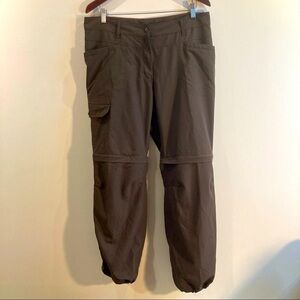 MEC Sz 12 Convertible Cargo Style Many Pockets Elastic Drawstring Hiking Pants